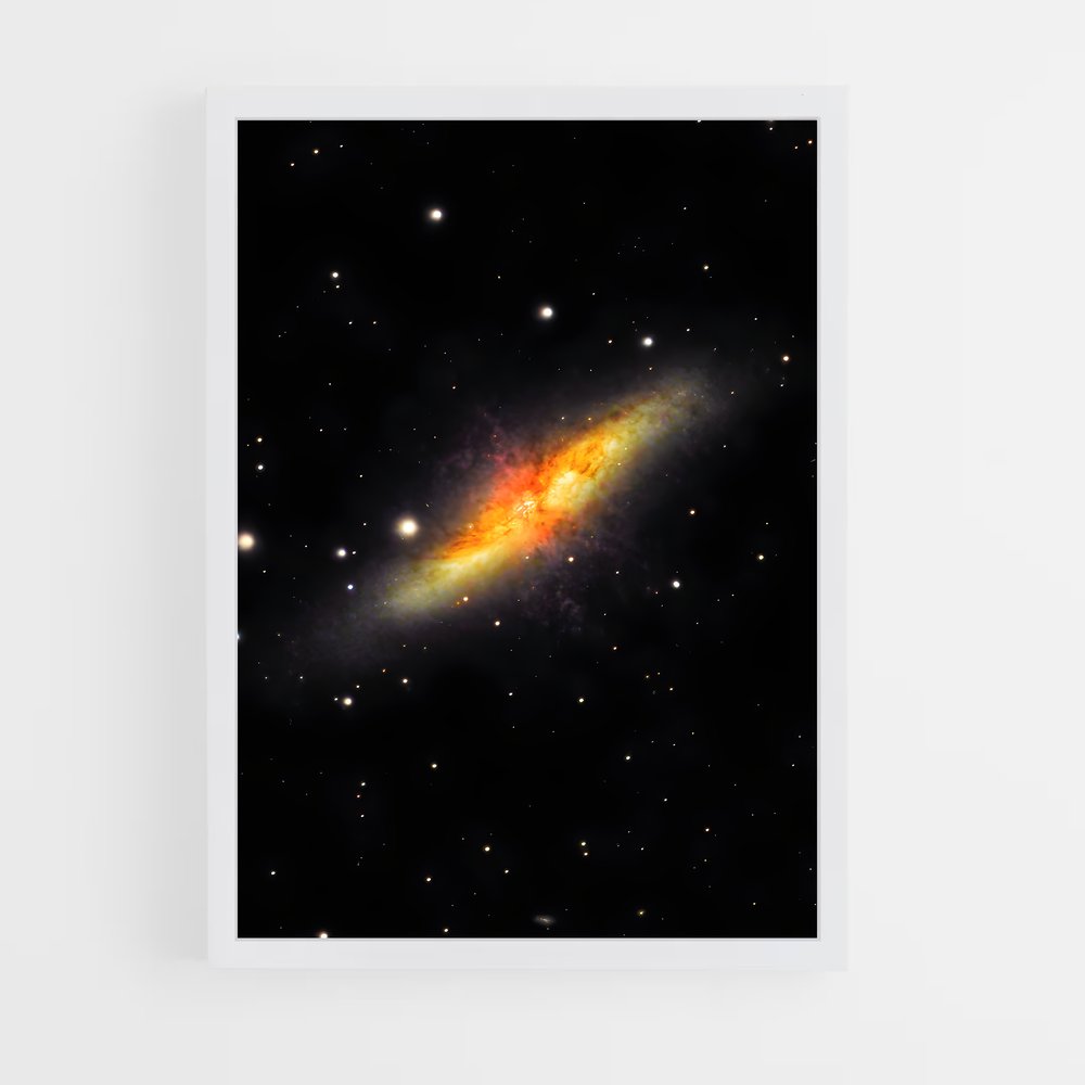 Poster splendide galaxie Cigare (vue 3)